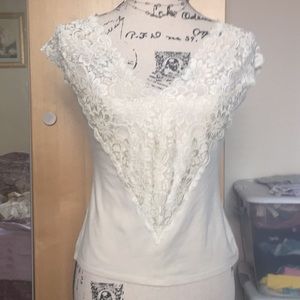 EUC Nicole cream top